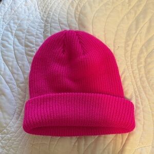 Bright Pink Beanie